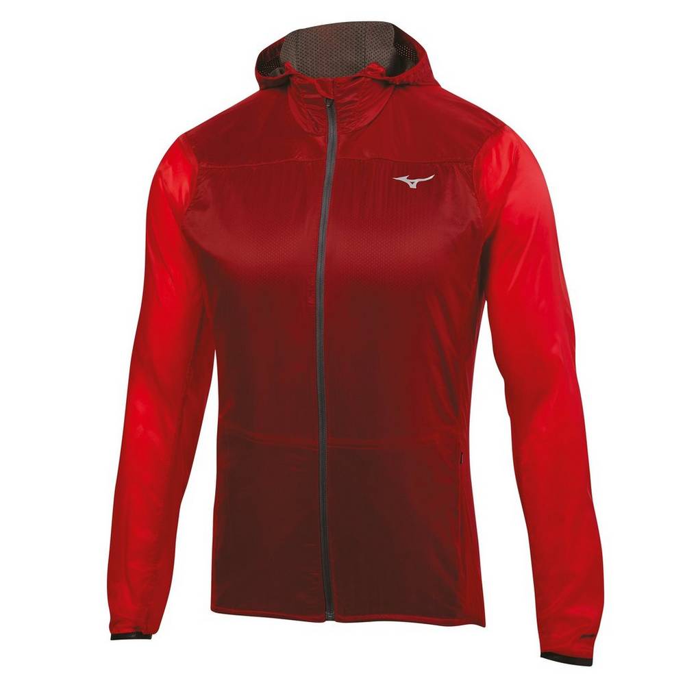 Casaco Mizuno Breath Thermo Hoody - Homem - Vermelhas - AKOLW3594